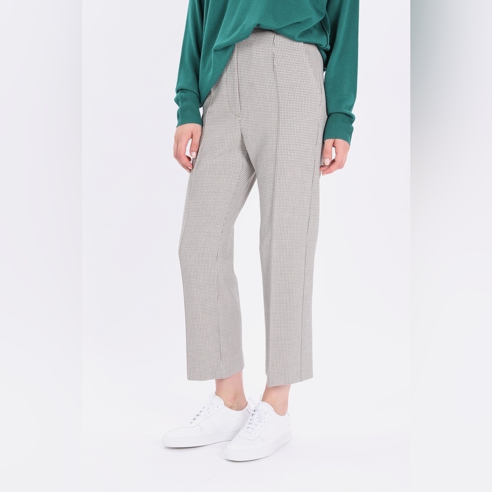 MAISON MARGIELA MM6 Micro Plaid Straight Cut Trousers | Size 46 | Made in Italy - Picture 3 of 12